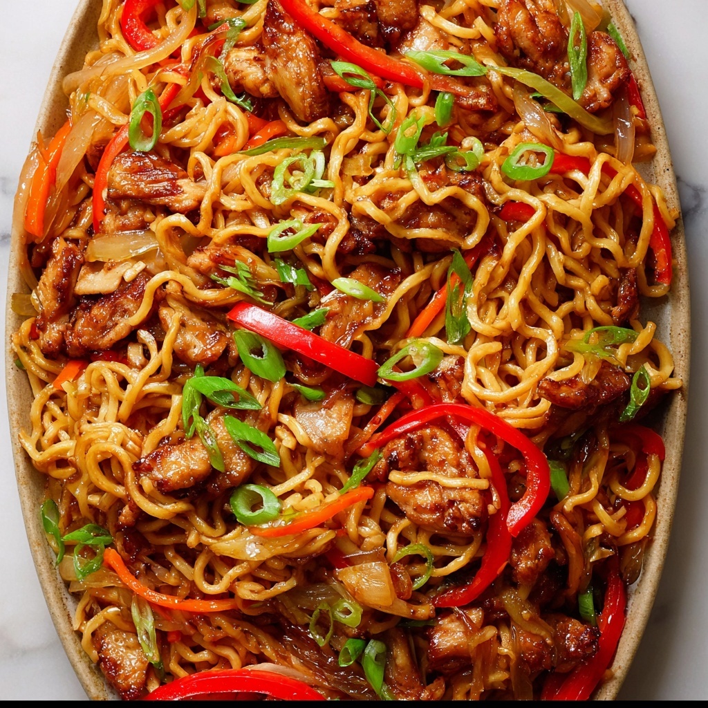 Chicken Vegetable Ramen Noodles Recipe - Recipe Image