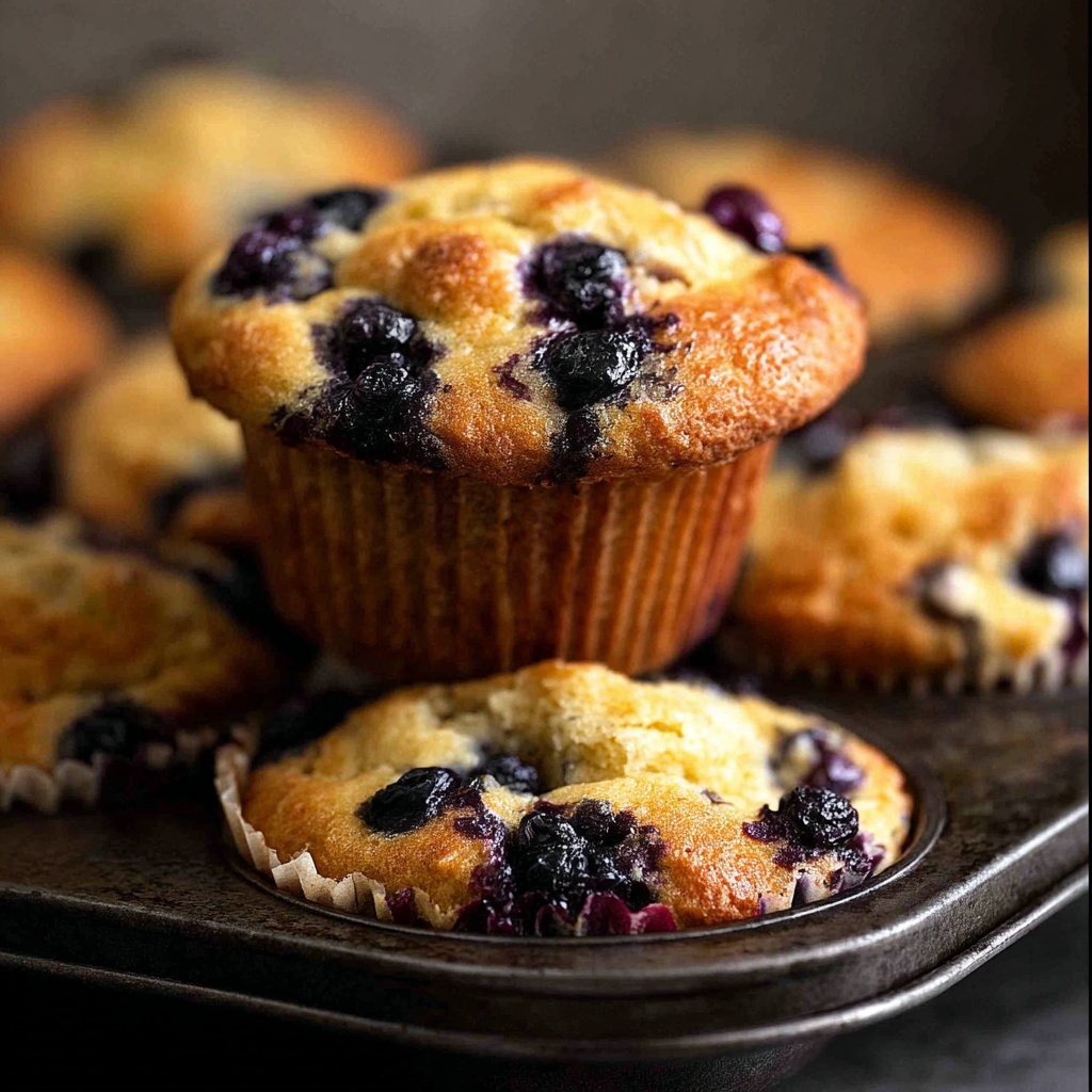 Moist Blueberry Muffins Recipe - Recipe Image