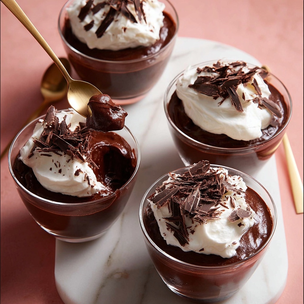 Chocolate Pudding Pots Recipe - Recipe Image