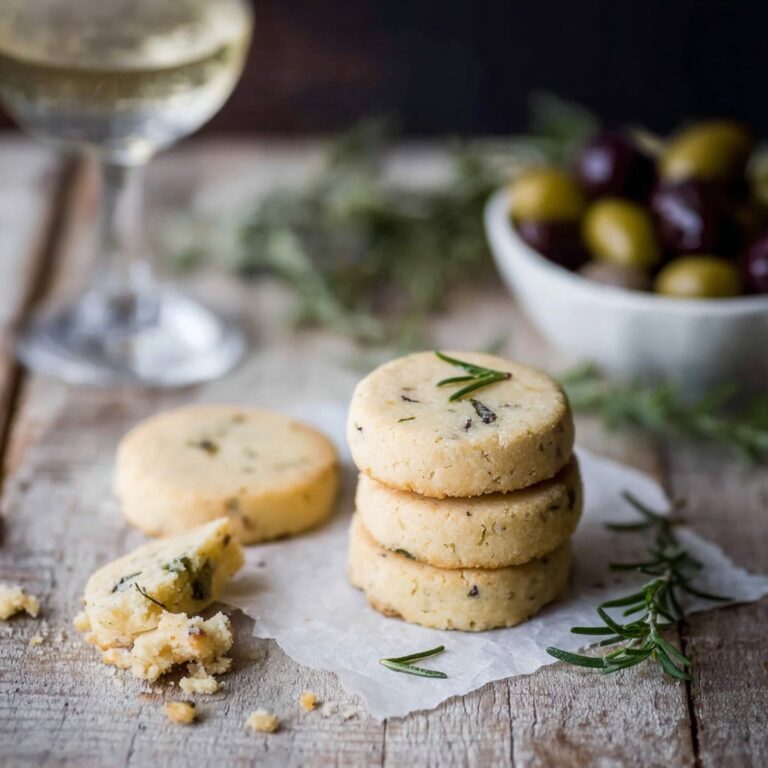 Parmesan Shortbread Biscuits Recipe