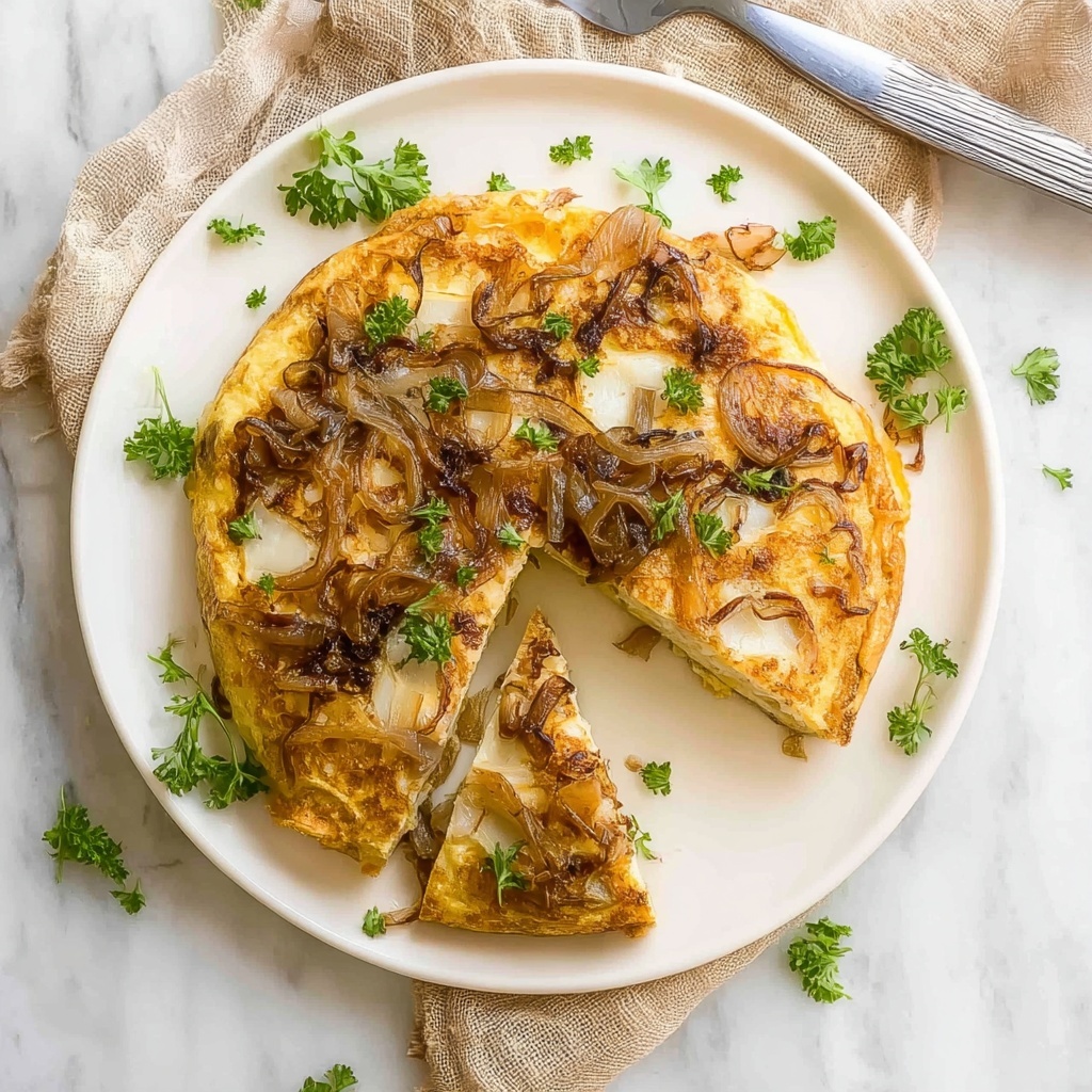 Spanish Potato and Onion Tortilla (Omelette) Recipe - Recipe Image