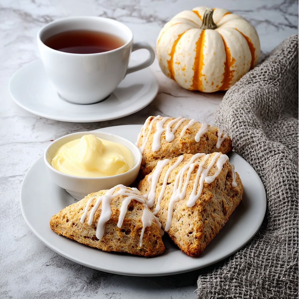 Spiced Baked Pumpkin Scones Recipe - Recipe Image
