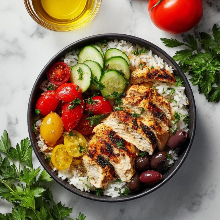 Healthy Greek Chicken Bowls Recipe