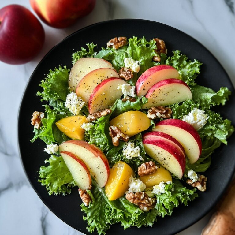 Creamy Apple Fruit Salad with Nuts and Yogurt Dressing Recipe