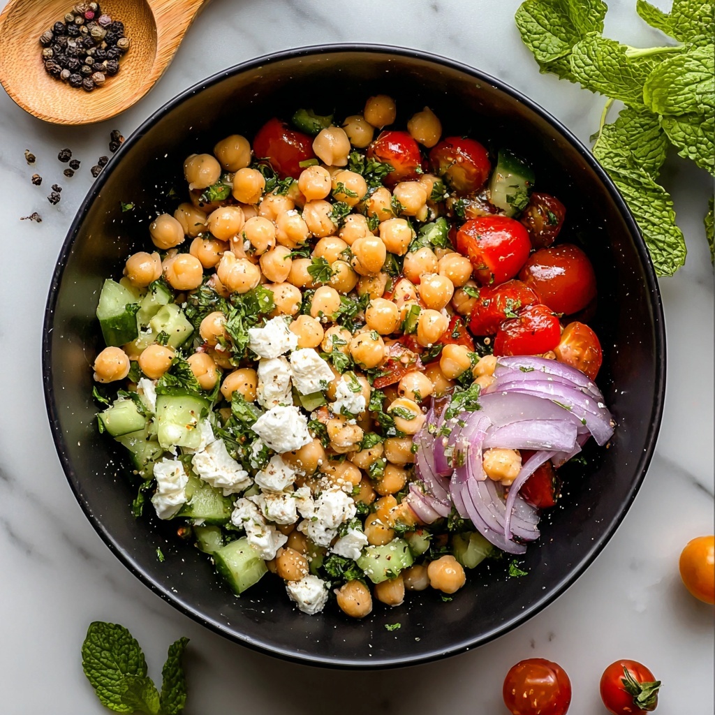 Cottage Cheese and Chickpeas Salad Recipe - Recipe Image