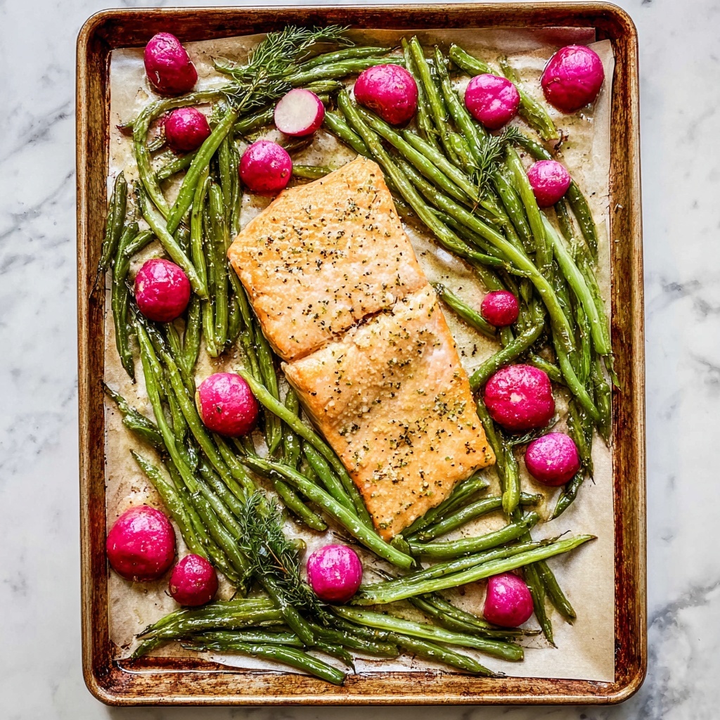 Sheet Pan Roasted Salmon & Veggies Recipe - Recipe Image