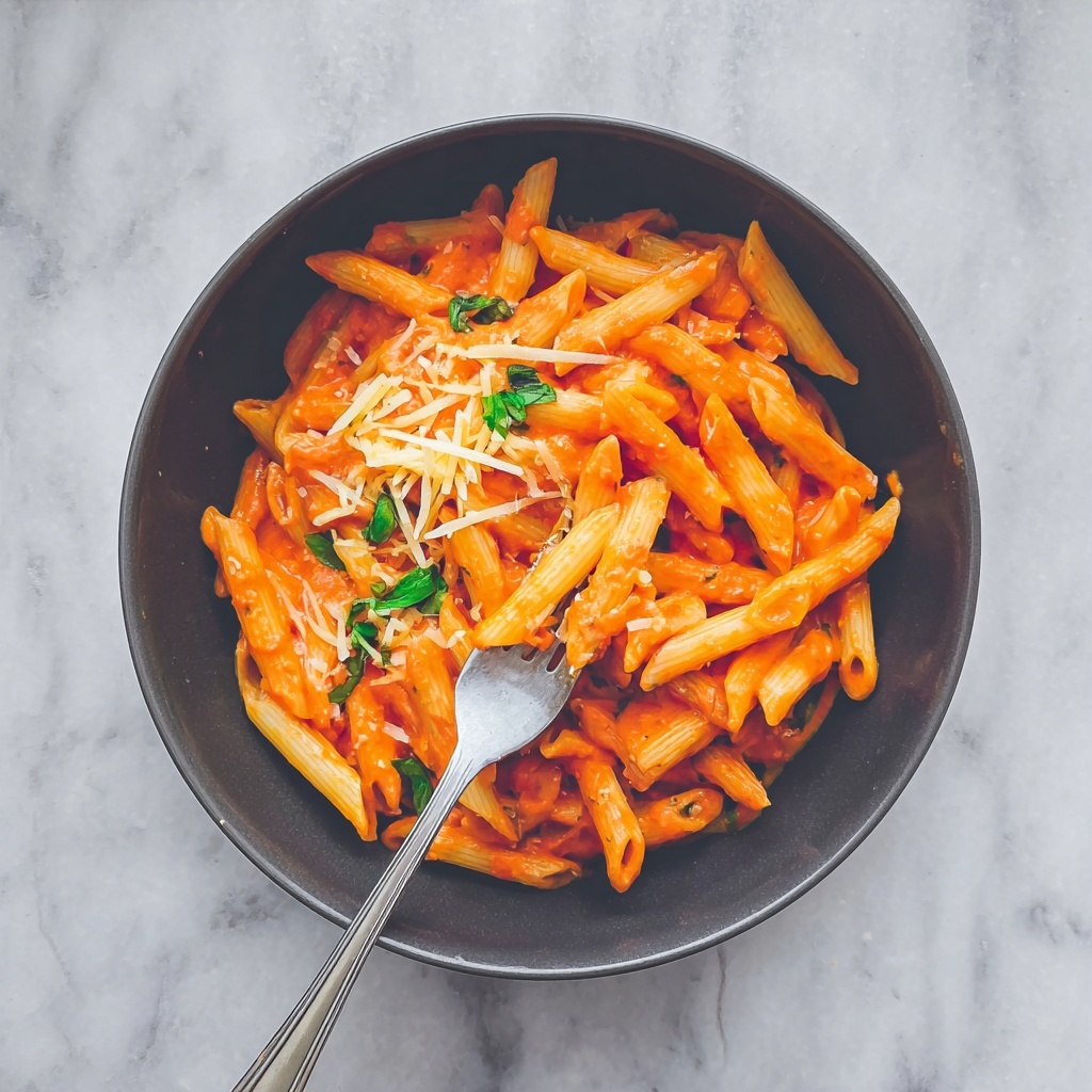 Roasted Red Pepper Pasta Recipe - Recipe Image