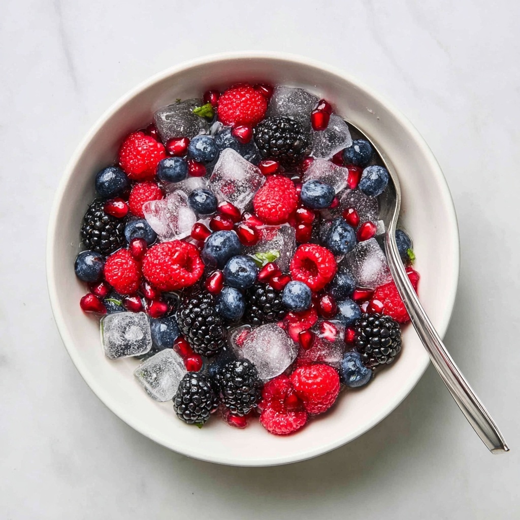 Nature's Cereal with Berries, Pomegranate, and Mint Recipe - Recipe Image