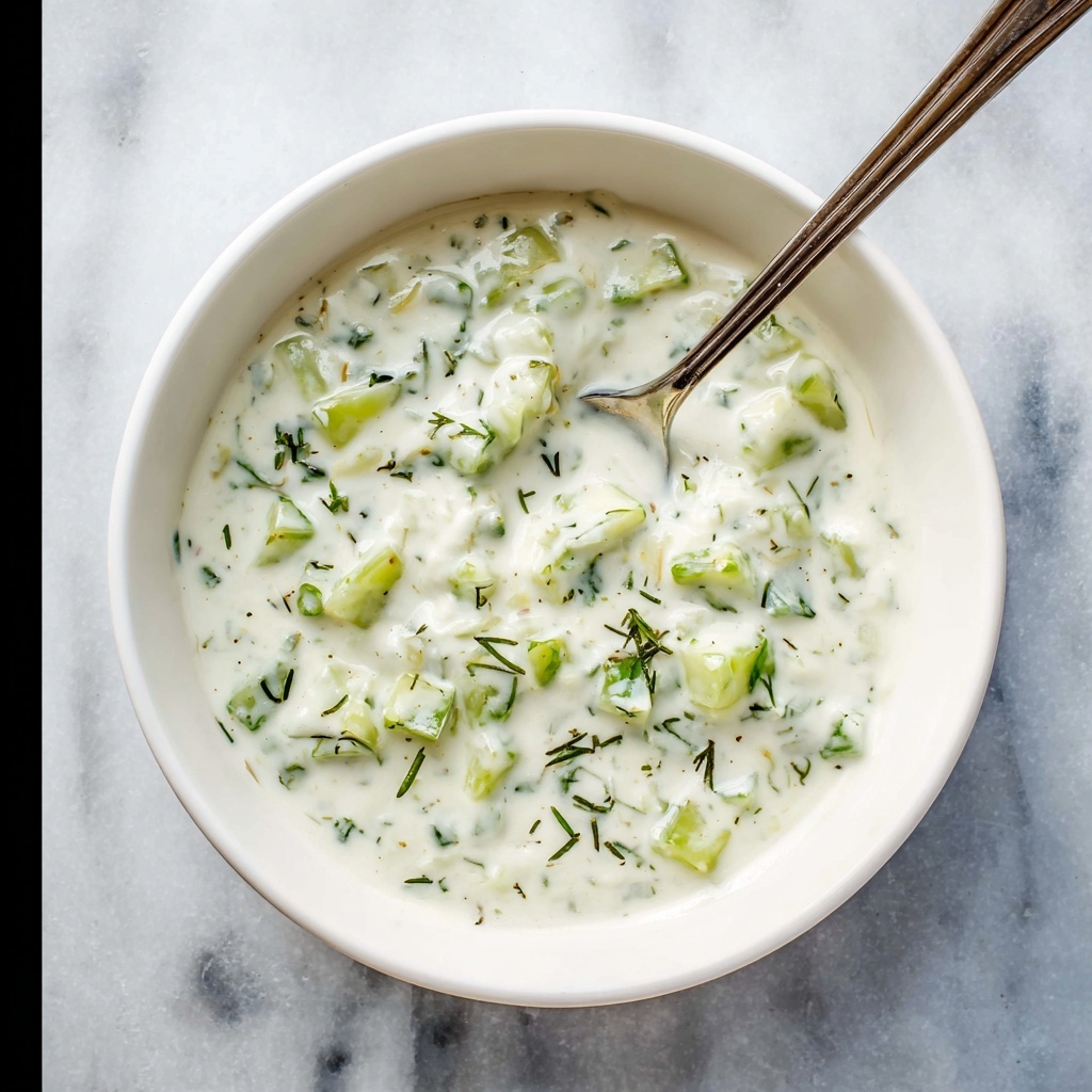 Creamy Tzatziki with Fresh Mint and Cucumbers Recipe - Recipe Image