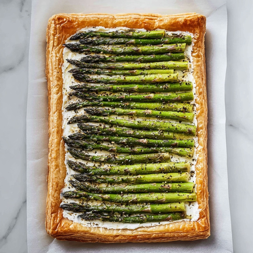 Asparagus Ricotta Tart Recipe - Recipe Image