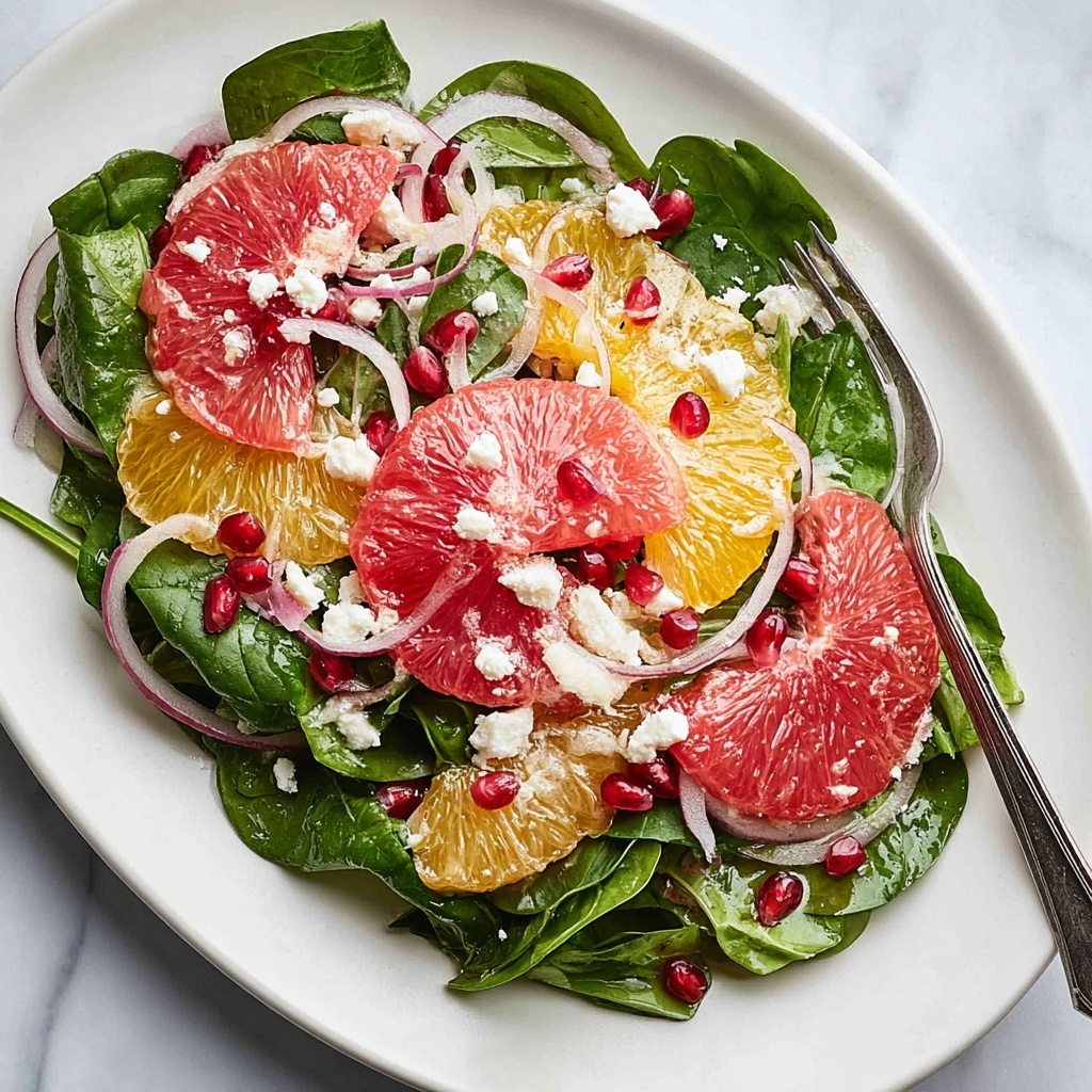 Fresh Citrus and Feta Salad with Pomegranate Seeds Recipe - Recipe Image