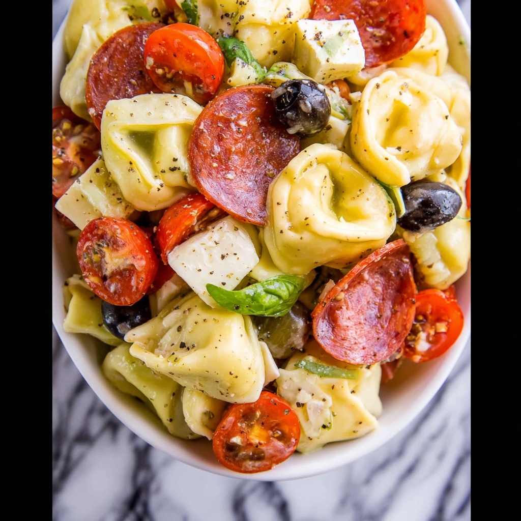 Tortellini Pasta Salad Recipe - Recipe Image