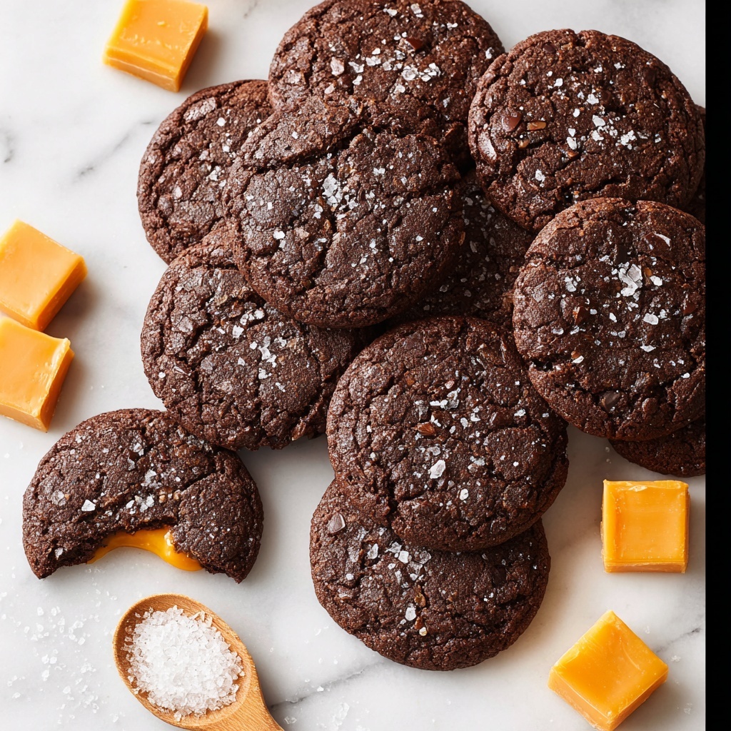 Salted Caramel Brownie Mix Cookies Recipe - Recipe Image