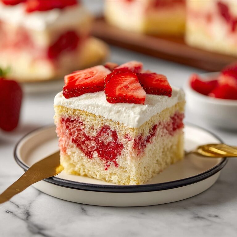 Strawberry Lemonade Poke Cake Recipe