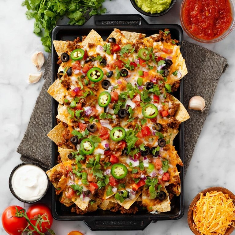 Sheet Pan Beef Nachos Recipe