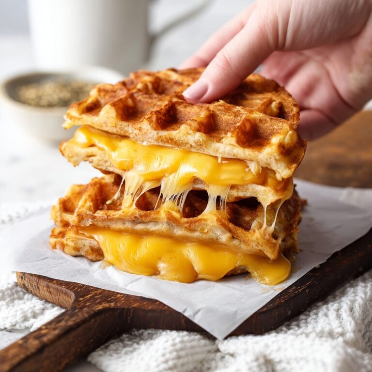 Apple Cheddar Waffle Sandwich Recipe