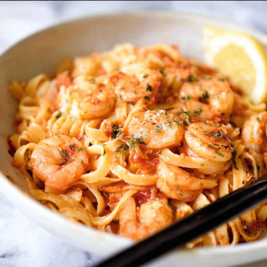 Spicy Chilli Prawn Pasta Recipe - Recipe Image