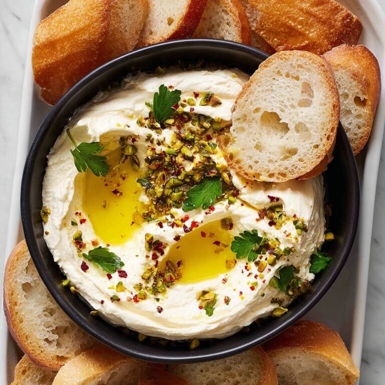 Whipped Feta Dip with Honey, Pistachios, and Lemongrass Recipe