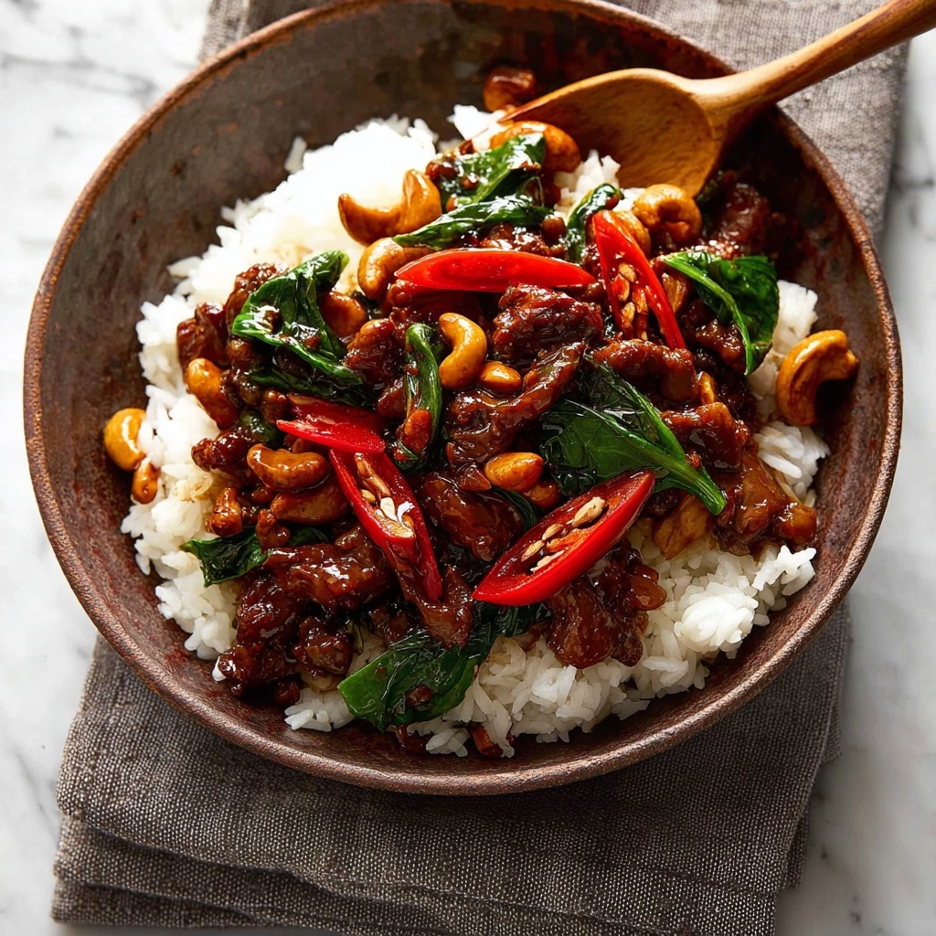 Thai Cashew Chicken Stir Fry Recipe - Recipe Image