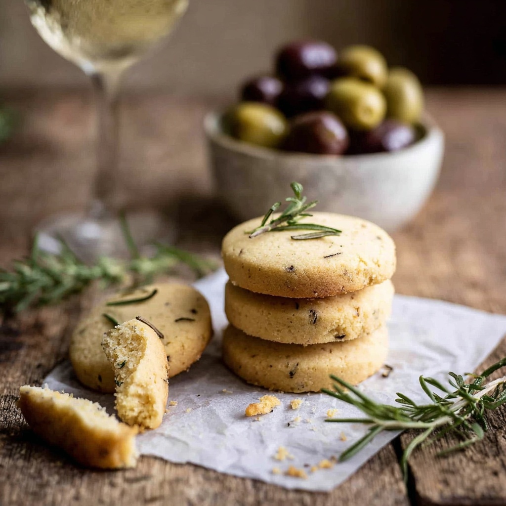 Parmesan Shortbread Biscuits Recipe - Recipe Image