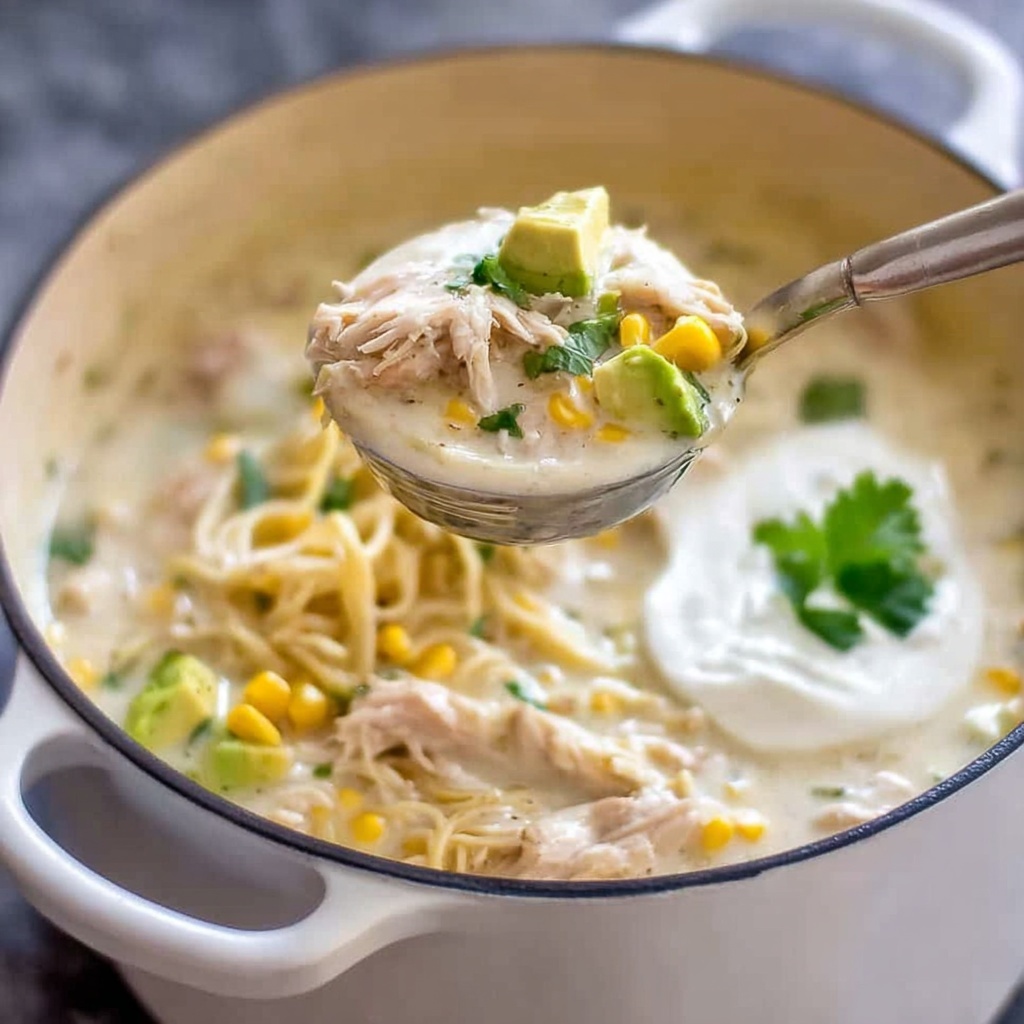 White Chicken (or Turkey) Enchilada Soup Recipe - Recipe Image