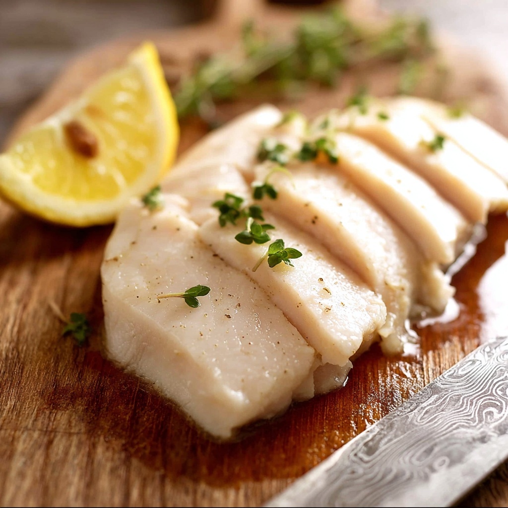 Poached Chicken Breast: Foolproof, Juicy, and Tender Recipe - Recipe Image