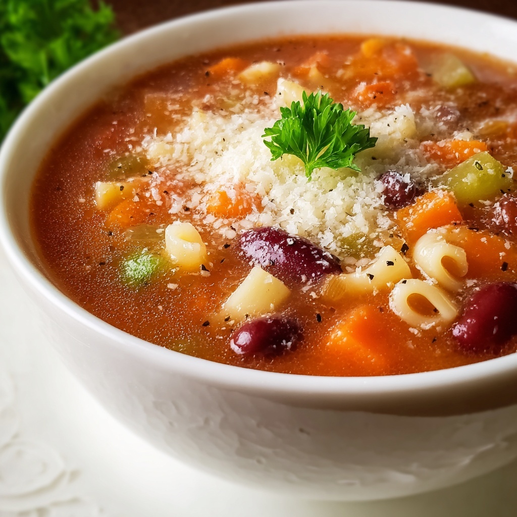 Italian Pasta Fagioli Soup Recipe - Recipe Image