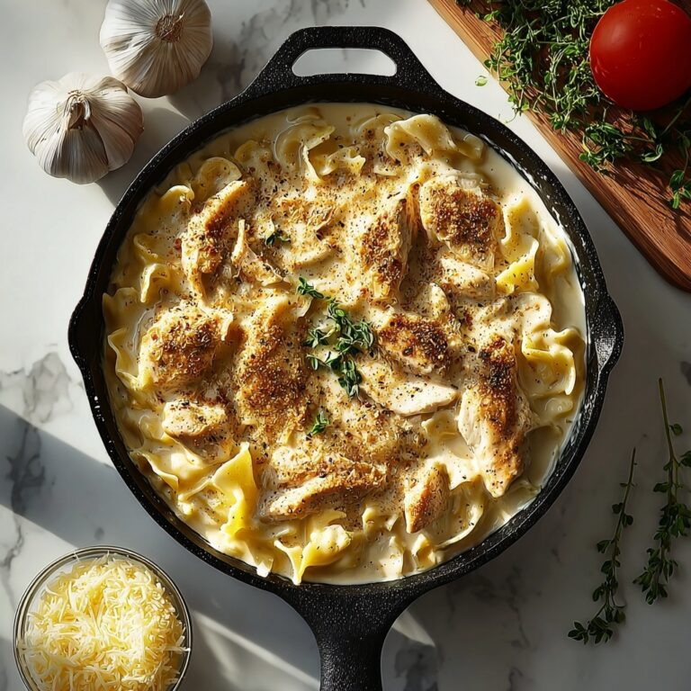 Creamy Chicken Garlic Parmesan Pasta Recipe
