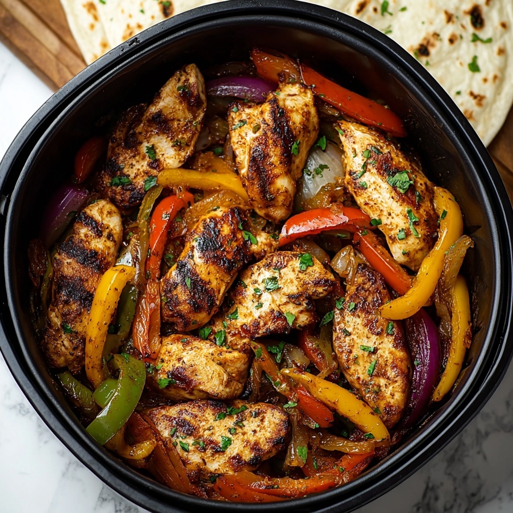 Air Fryer Chicken Fajitas Recipe - Recipe Image