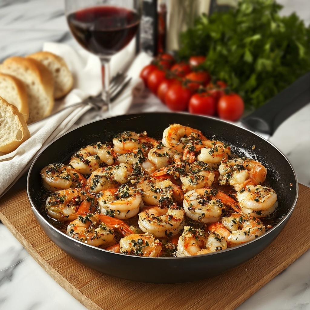 Stuffed Shrimp with Parmesan and Herb Breadcrumb Filling Recipe - Recipe Image