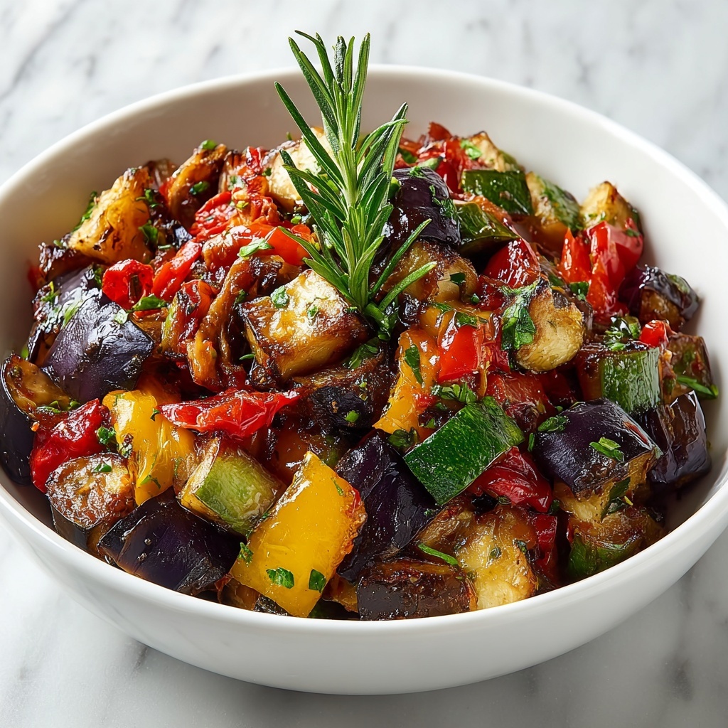 Savory Provençal Vegetable Ratatouille Recipe - Recipe Image