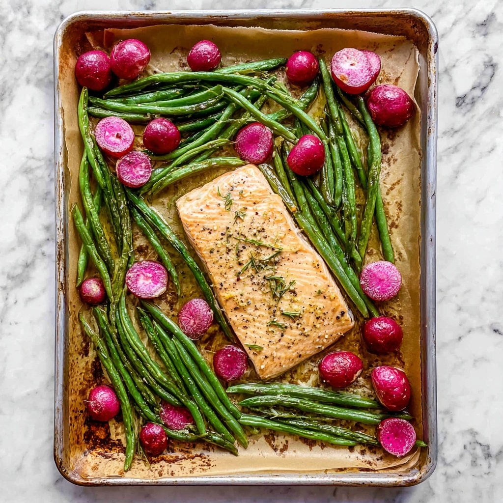 Sheet Pan Roasted Salmon & Veggies Recipe - Recipe Image