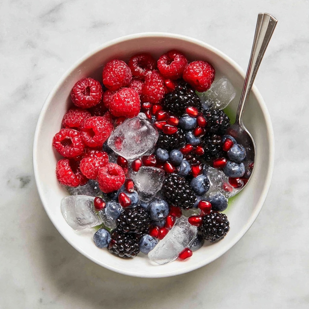 Nature's Cereal with Berries, Pomegranate, and Mint Recipe - Recipe Image
