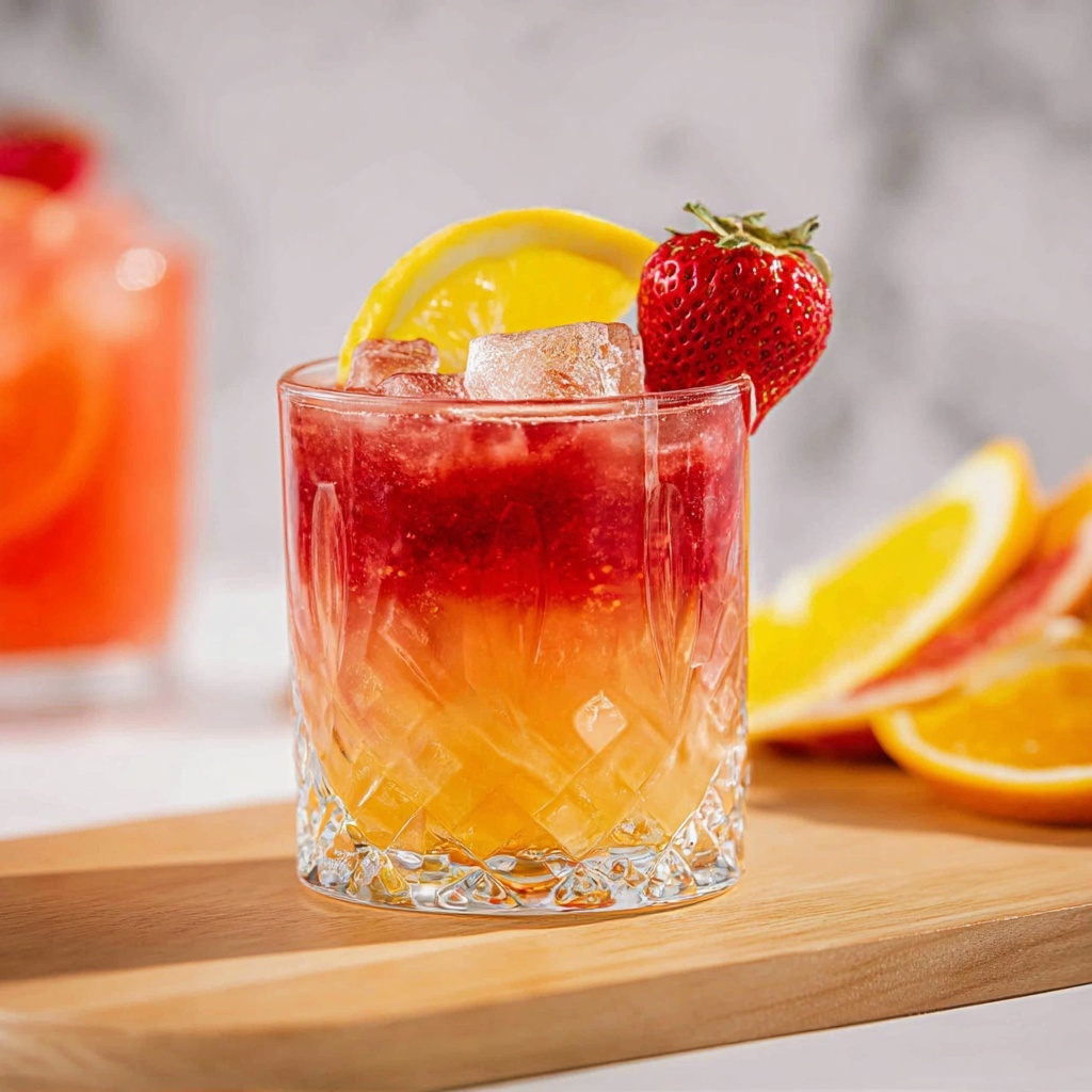 Watermelon Strawberry Sangria Recipe - Recipe Image