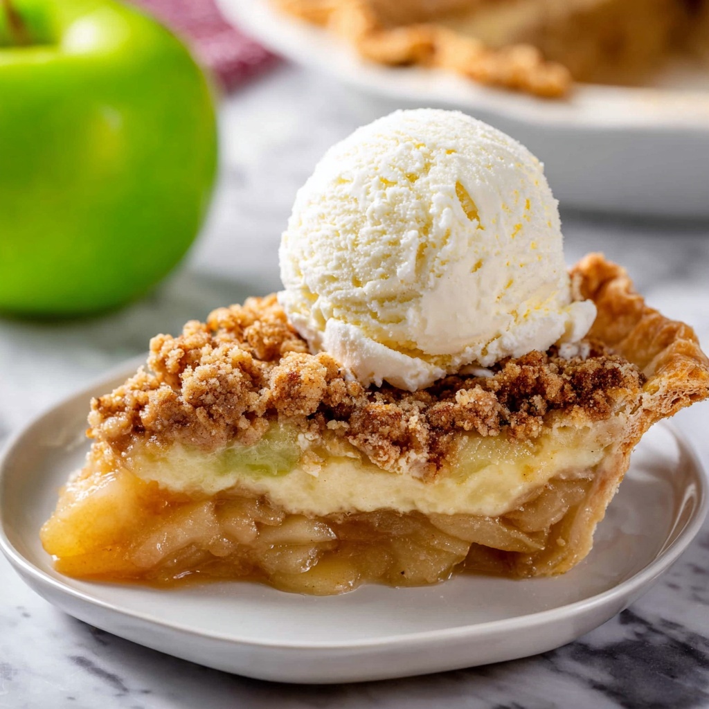 Apple Custard Pie with Cinnamon Streusel Recipe - Recipe Image