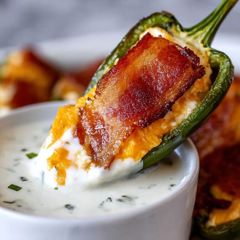 Bacon-Wrapped Jalapeno Poppers with Cream Cheese and Cheddar Recipe
