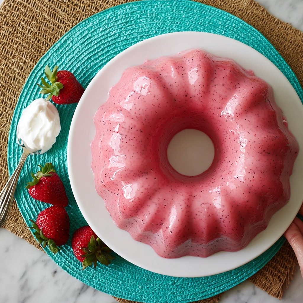 Creamy Strawberry Banana Jello Recipe - Recipe Image