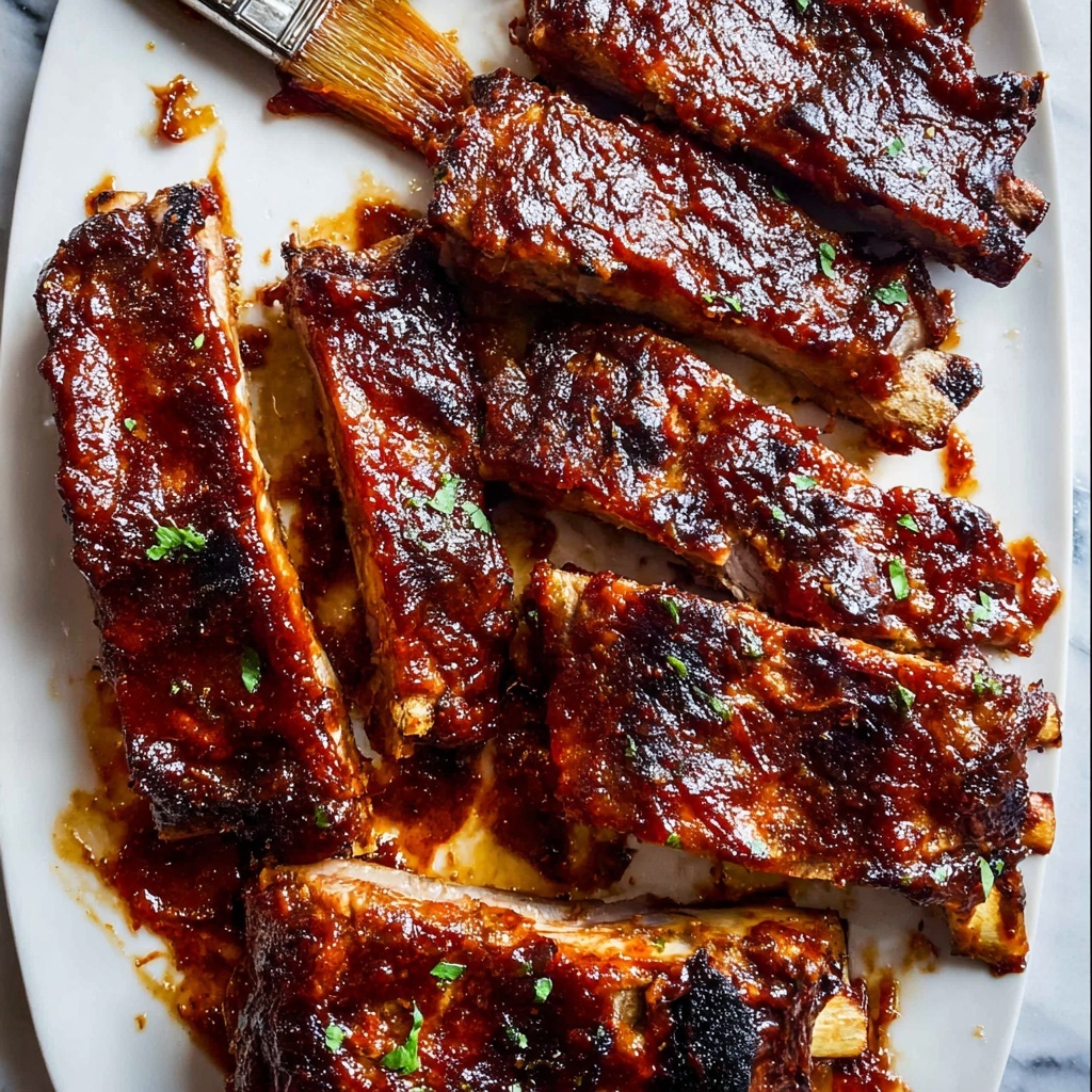 Nana’s Fall-Off-The-Bone Ribs with Barb-ecue Sauce Recipe - Recipe Image