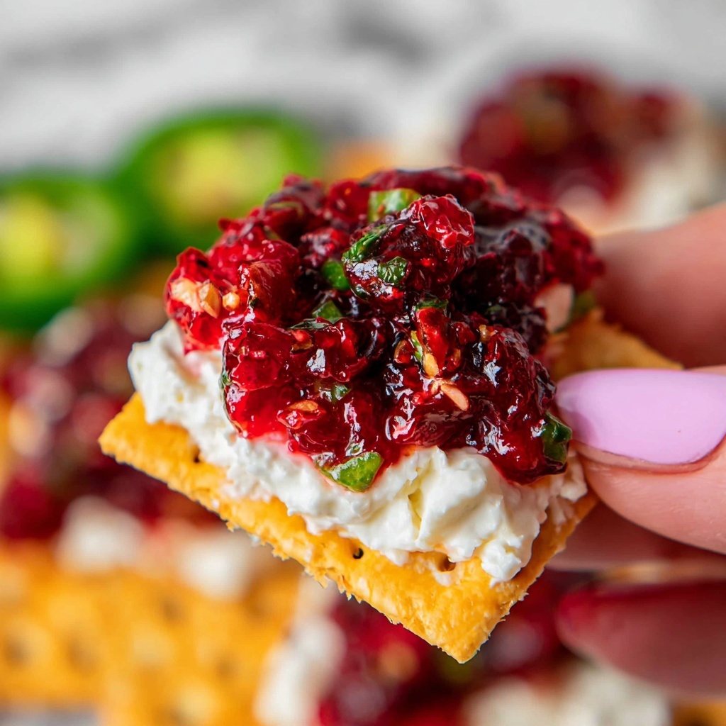 Jalapeno Cranberry Cream Cheese Dip Recipe - Recipe Image
