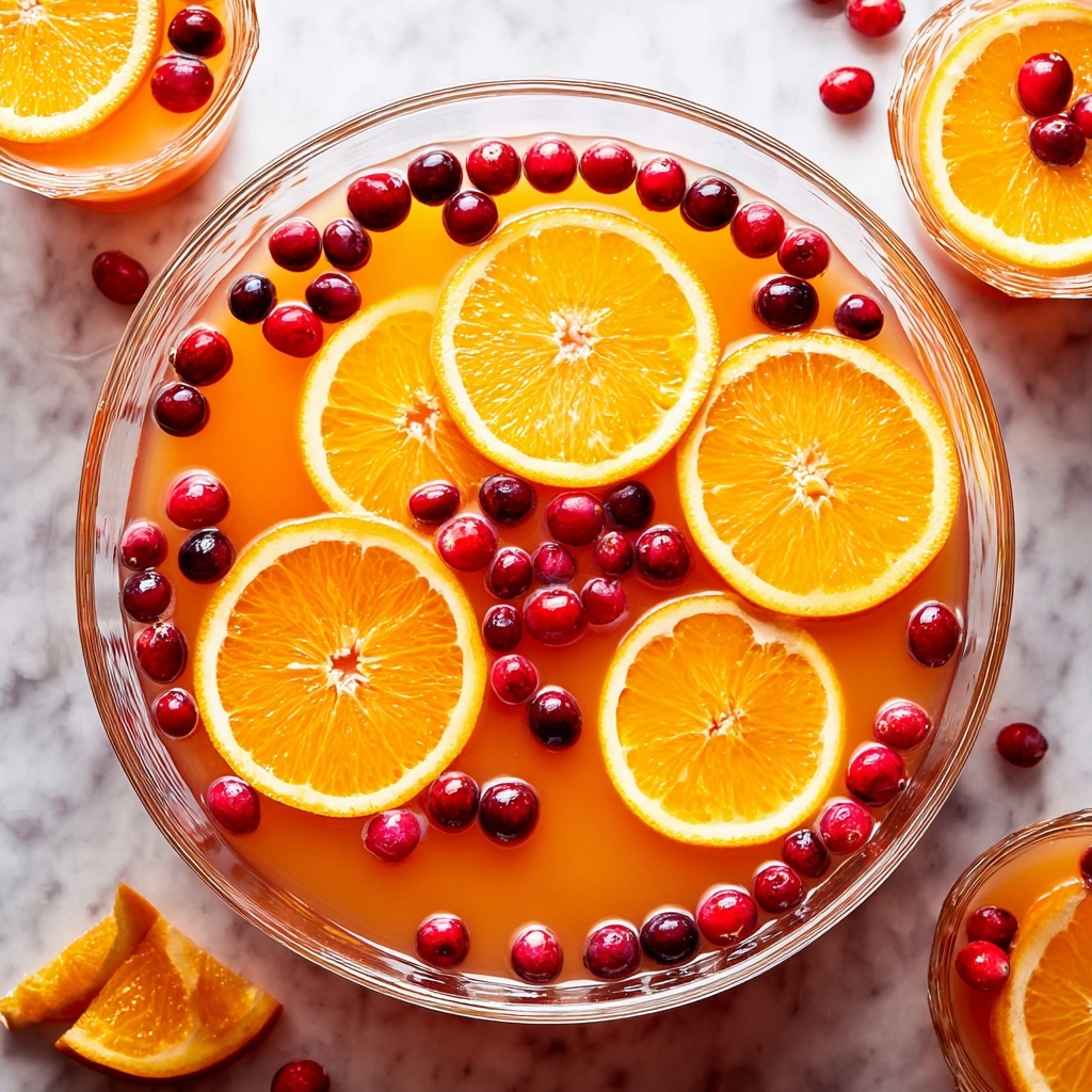 Holiday Cranberry-Orange Sparkler Punch Recipe - Recipe Image