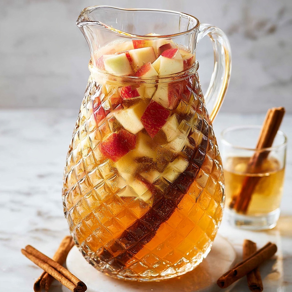 Caramel Apple Sangria | Apple Pie Sangria Recipe - Recipe Image