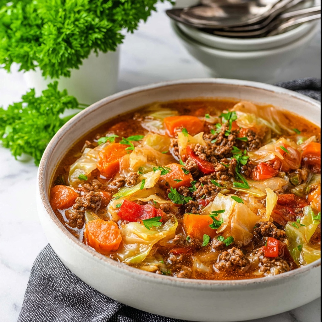 Crockpot Cabbage Roll Soup Recipe - Recipe Image