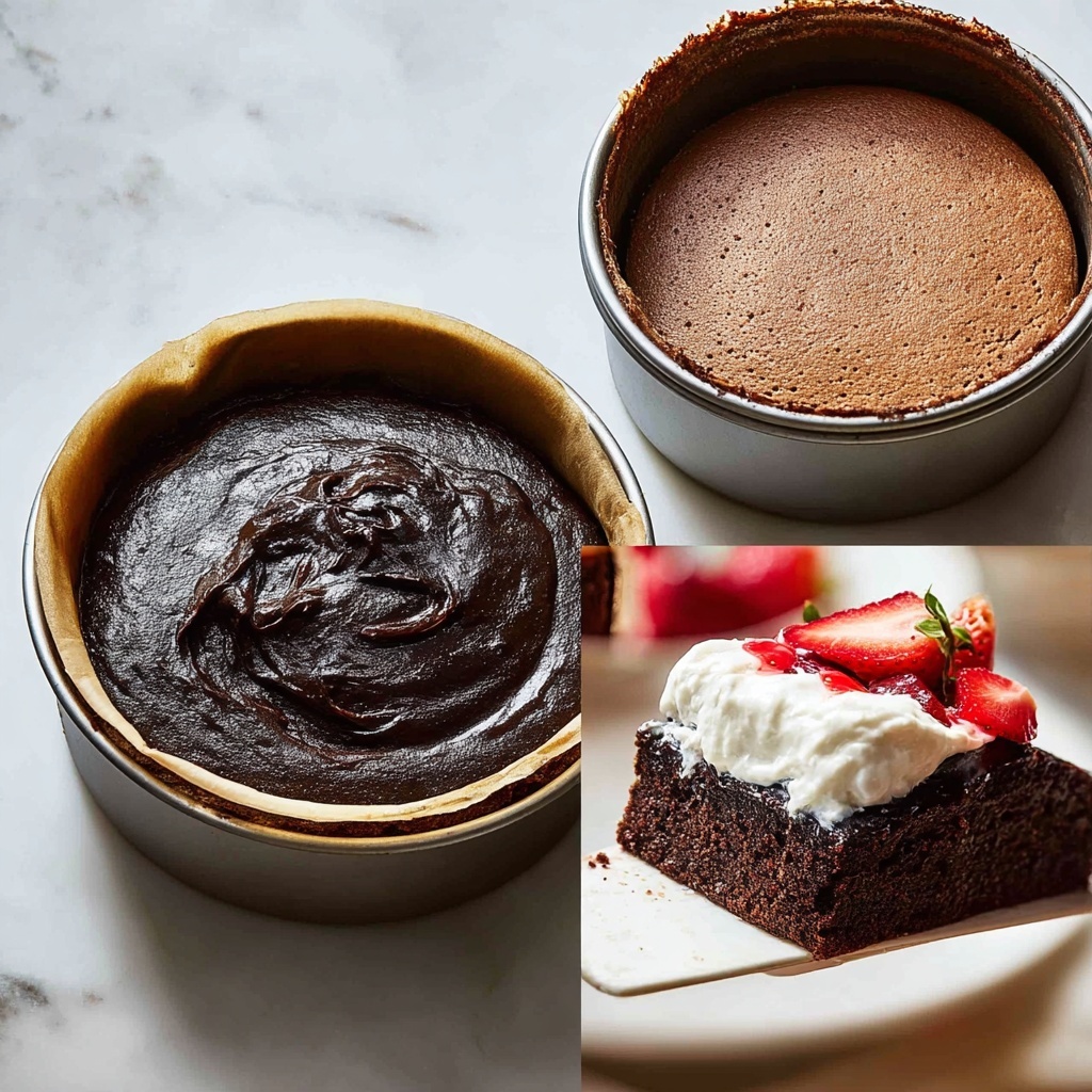 Flourless Dark Chocolate Cake with Almond Flour Recipe - Recipe Image