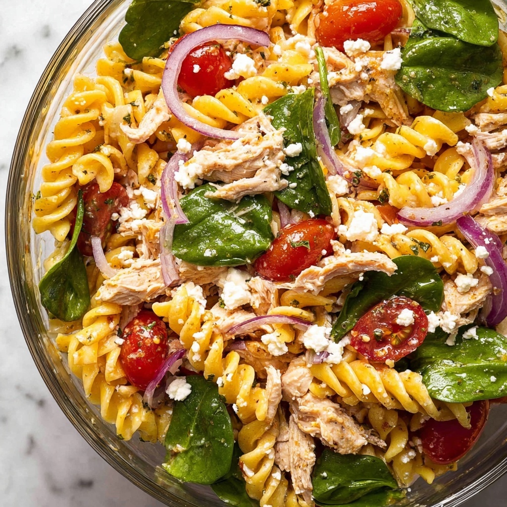 Pasta Salad with Sun-Dried Tomatoes and Chicken Recipe - Recipe Image