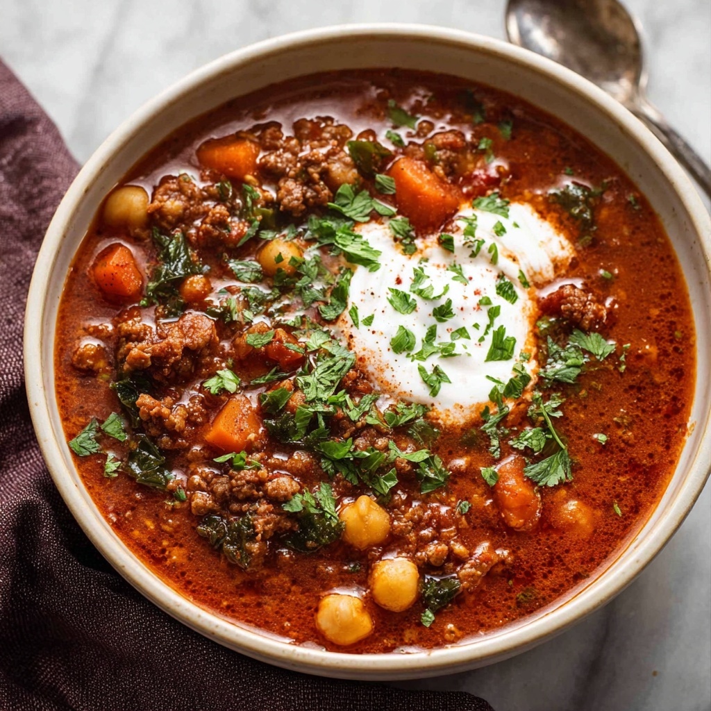 Chickpea Lamb Shawarma Soup Recipe - Recipe Image