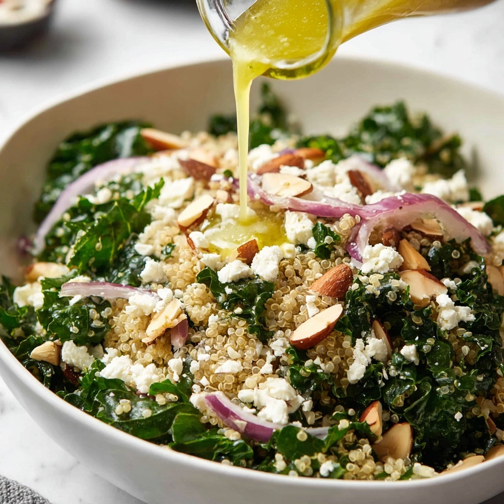 Kale and Quinoa Salad with Lemon, Herbs, and Feta Recipe - Recipe Image