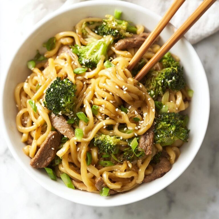 Chinese Beef and Broccoli Noodles Recipe