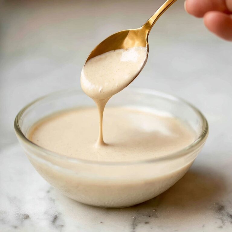 Creamy Tahini Sauce with Lemon, Garlic, and Toasted Nuts Recipe