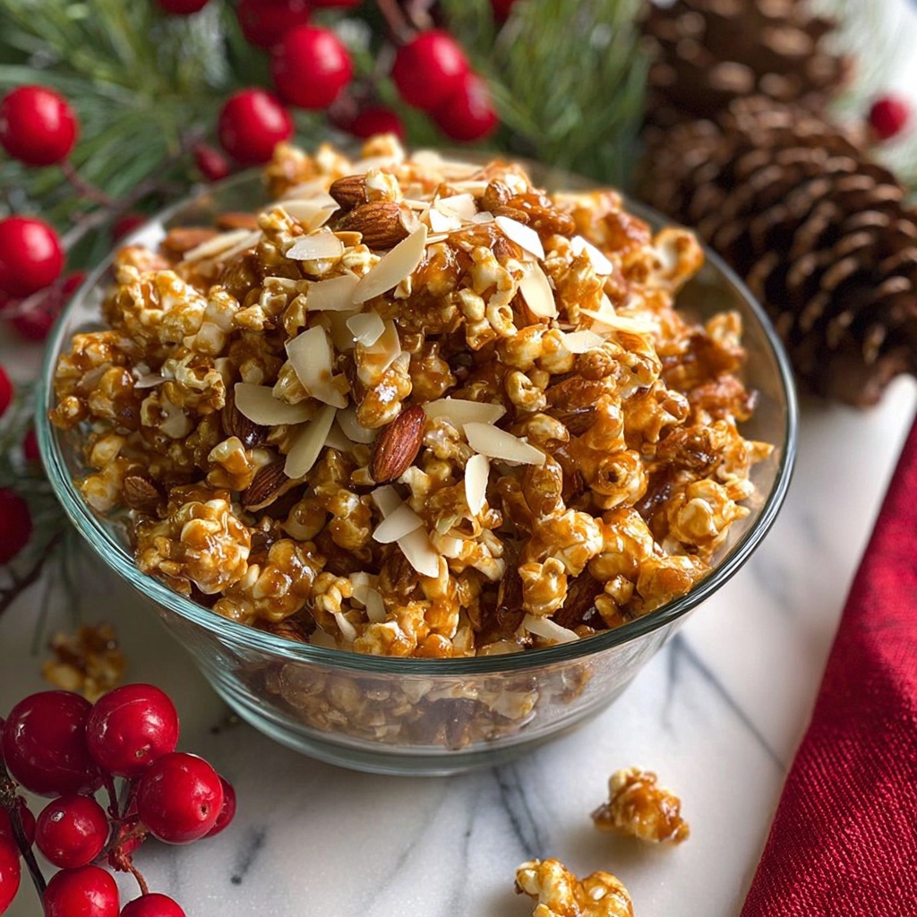 Christmas Popcorn Candy Recipe - Recipe Image