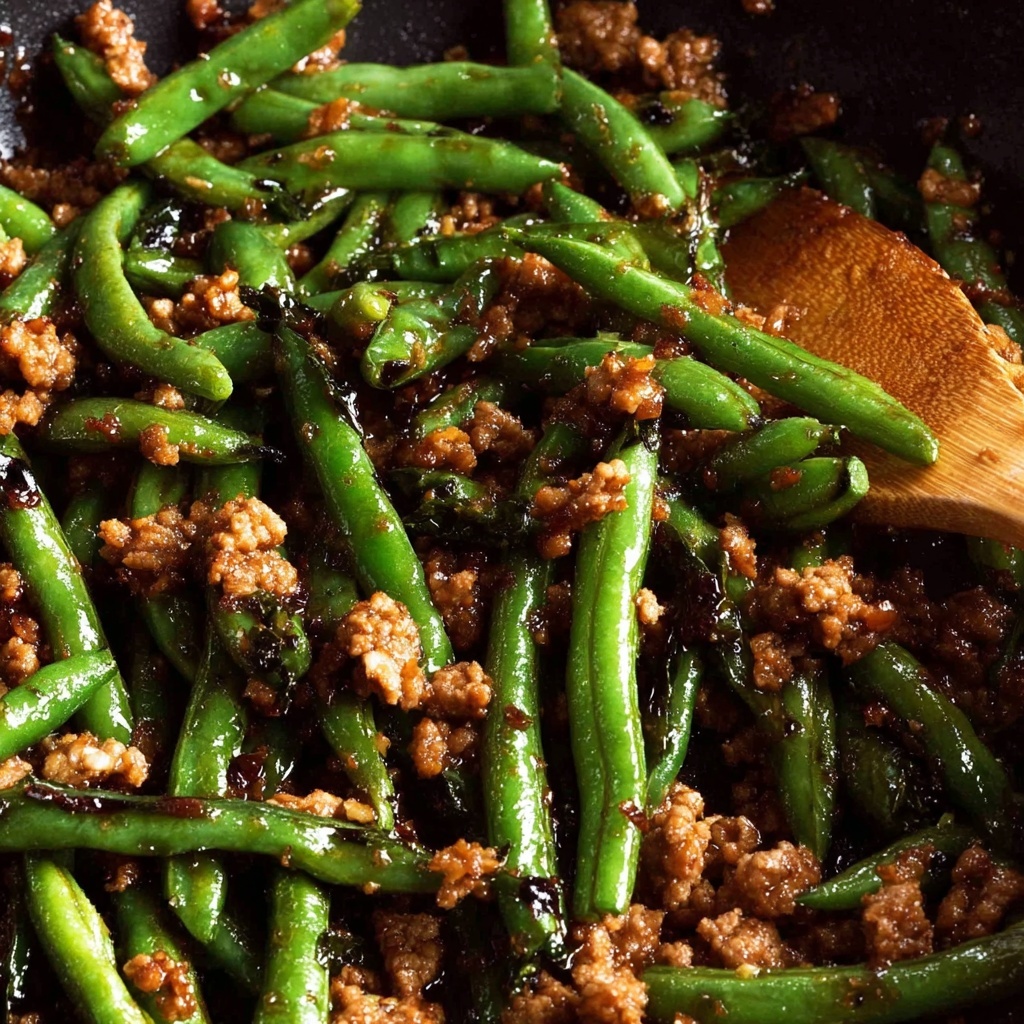 Pork Stir Fry with Green Beans Recipe - Recipe Image